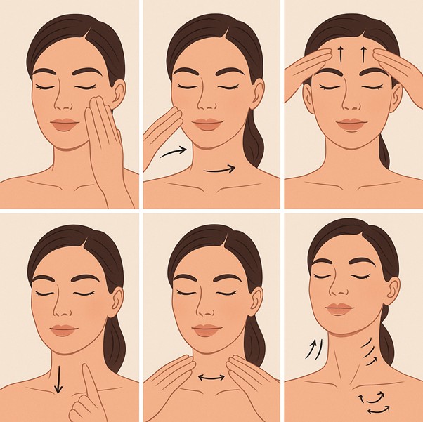 Massage nâng cơ mặt