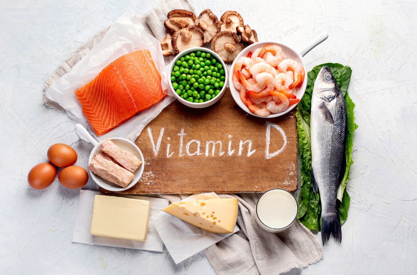 Trứng Và Thực Phẩm Giàu Vitamin D