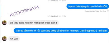 Một số hình ảnh của phụ nữ U40 đã giảm nám thành công nhờ viên uống KOOCONAM